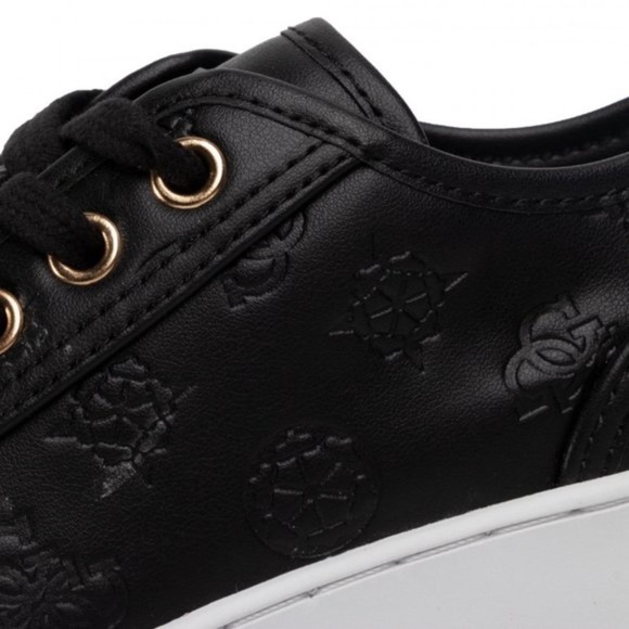 New GUESS Women's Neeka Lace Up Platform Logo Sneakers SZ 9 - Picture 5 of 13